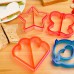 Netany Sandwich Cutter, Crust Cutter, Cookie and Bread Cutters, Set of 10 - Elephants, Dinosaurs, Butterflies, Five-pointed star, Puppy, Dolphin, Car, Love, Train and Crown