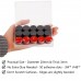 Netany 100 Pcs Strong Ceramic Industrial Magnets - 20mm Round Magnet Disc for Refrigerator Button DIY Cup Magnet Craft Hobbies, Science Projects & School Crafts - 50 Magnets + 50 3M Adhesive-Dots