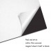 Netany 2pcs Adhesive Magnetic Sheets / 8" x 10", 20 mil