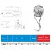 Netany 50 LB Heavy Duty Magnetic Hooks, Strong Powerful Neodymium Indoor/Outdoor Swivel Swing Magnet Hooks ( 4 Pack )
